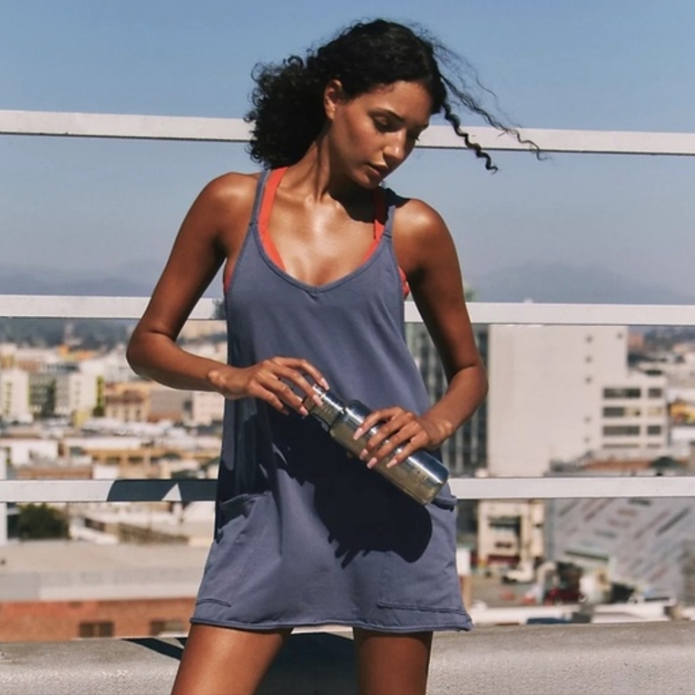 Free People Hot Shot Mini Dress – Size M – Boho Flirty NWOT Tiered Mini